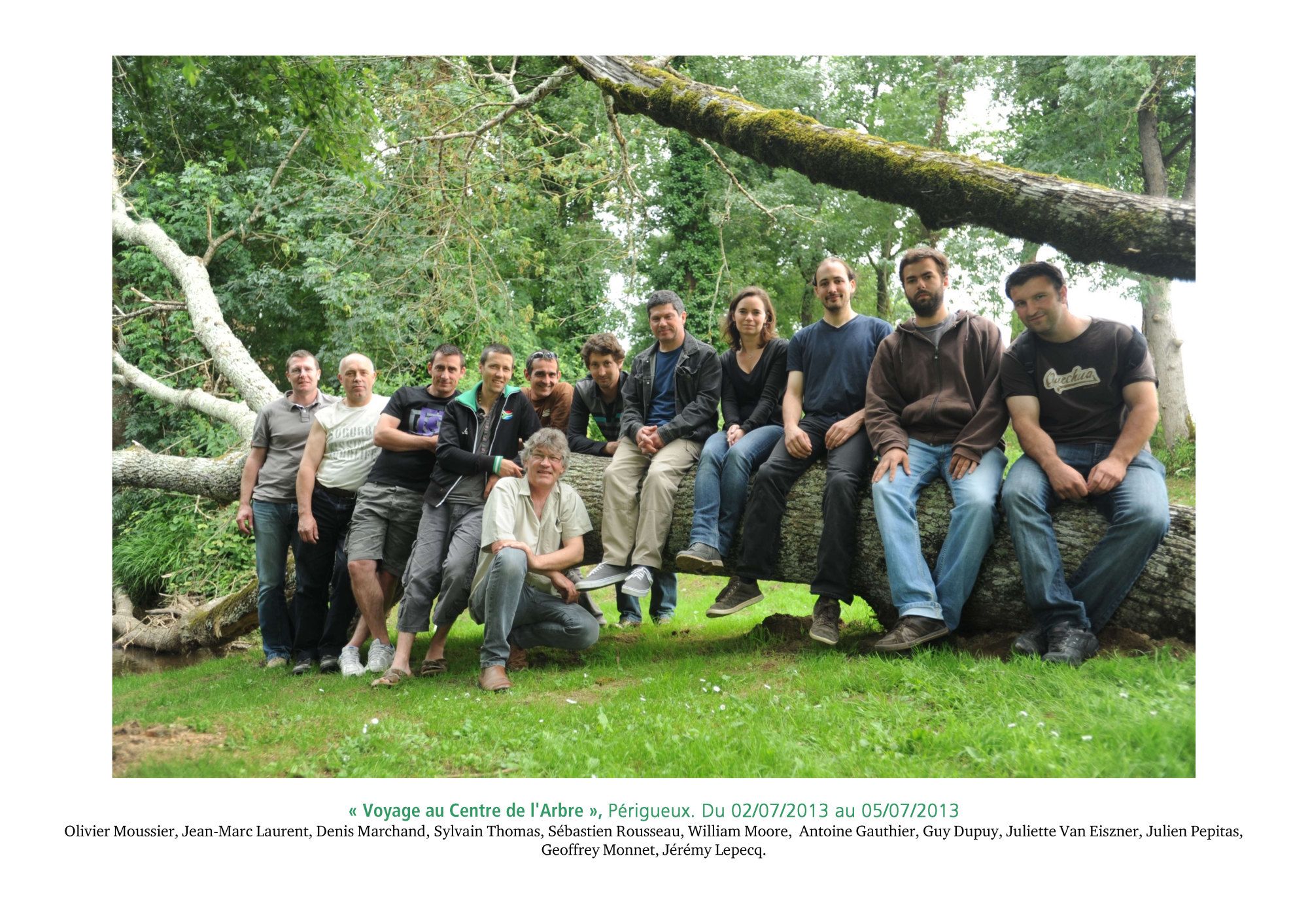 Photos des formations de l'Atelier de l'Arbre