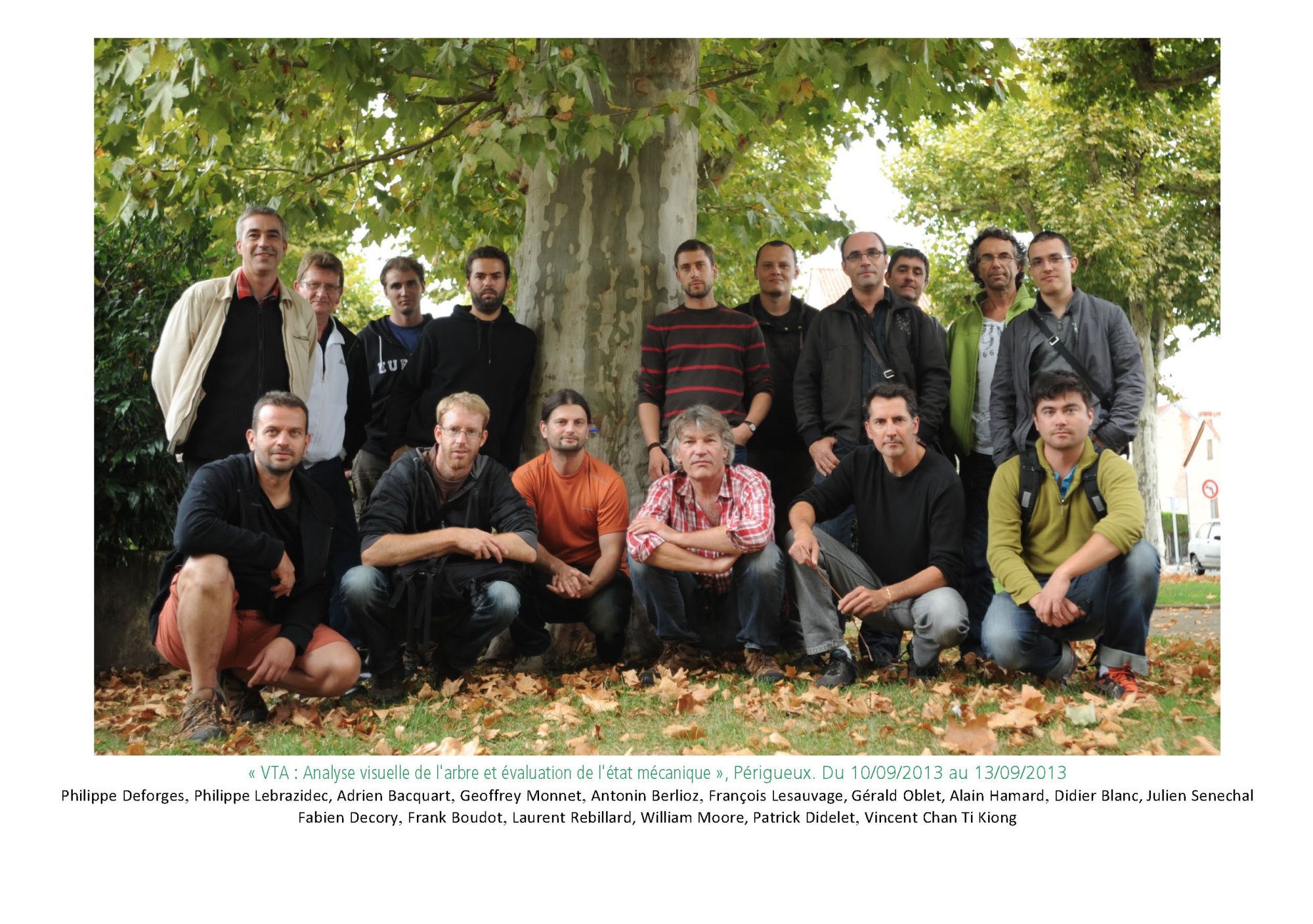 Photos des formations de l'Atelier de l'Arbre